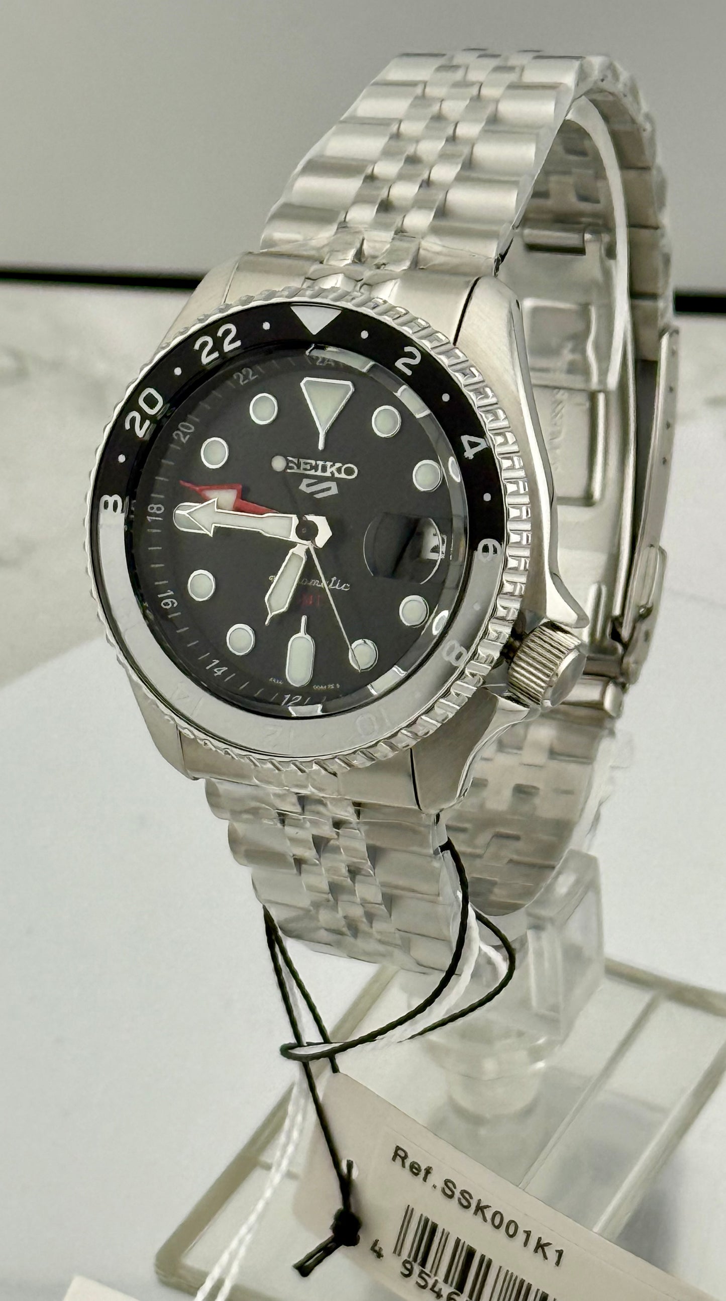 New Full-Set Seiko SSK001K1 “Black Grape A.K.A Bruce Wayne” 42.5 mm Auto GMT