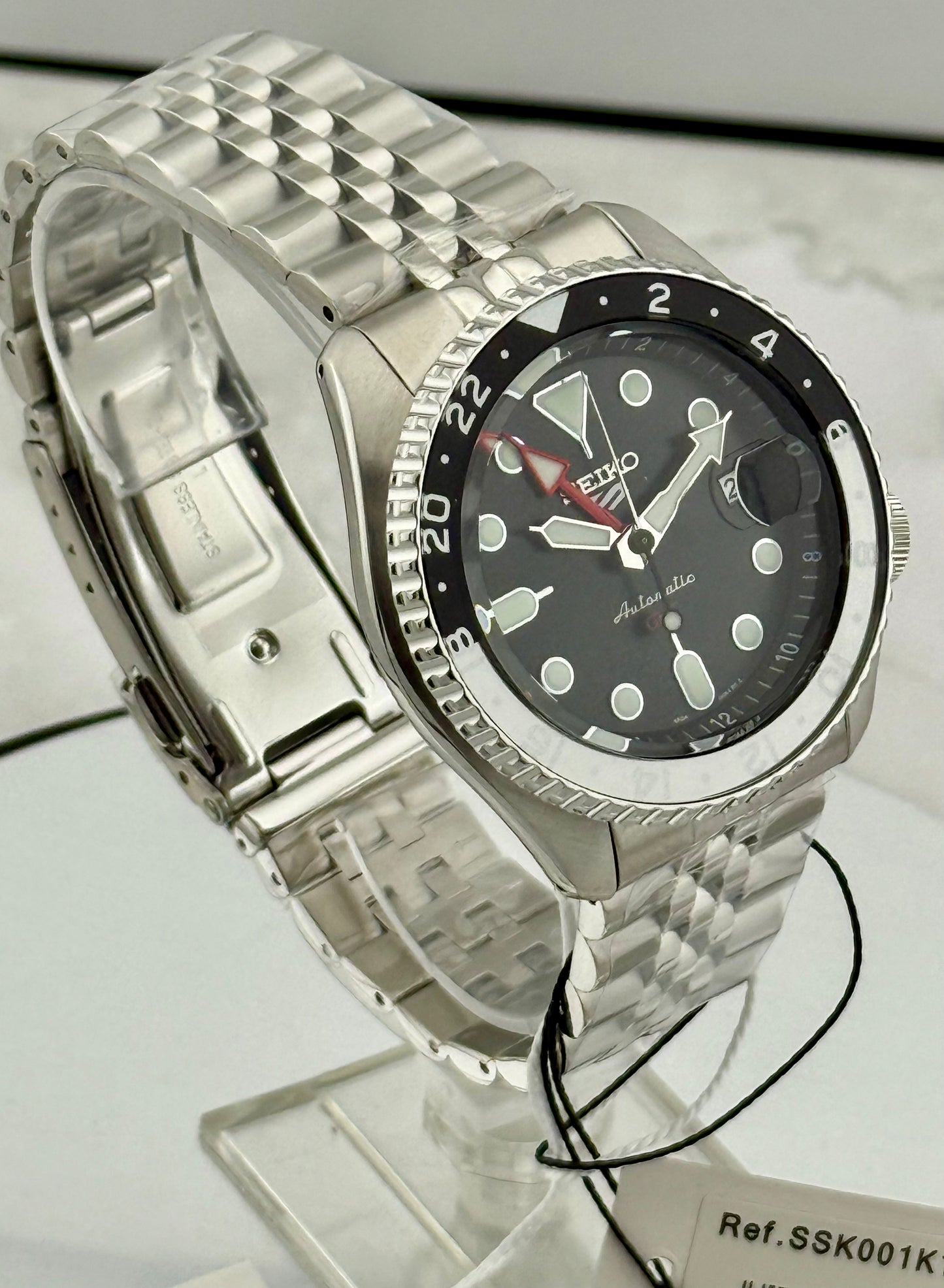 New Full-Set Seiko SSK001K1 “Black Grape A.K.A Bruce Wayne” 42.5 mm Auto GMT