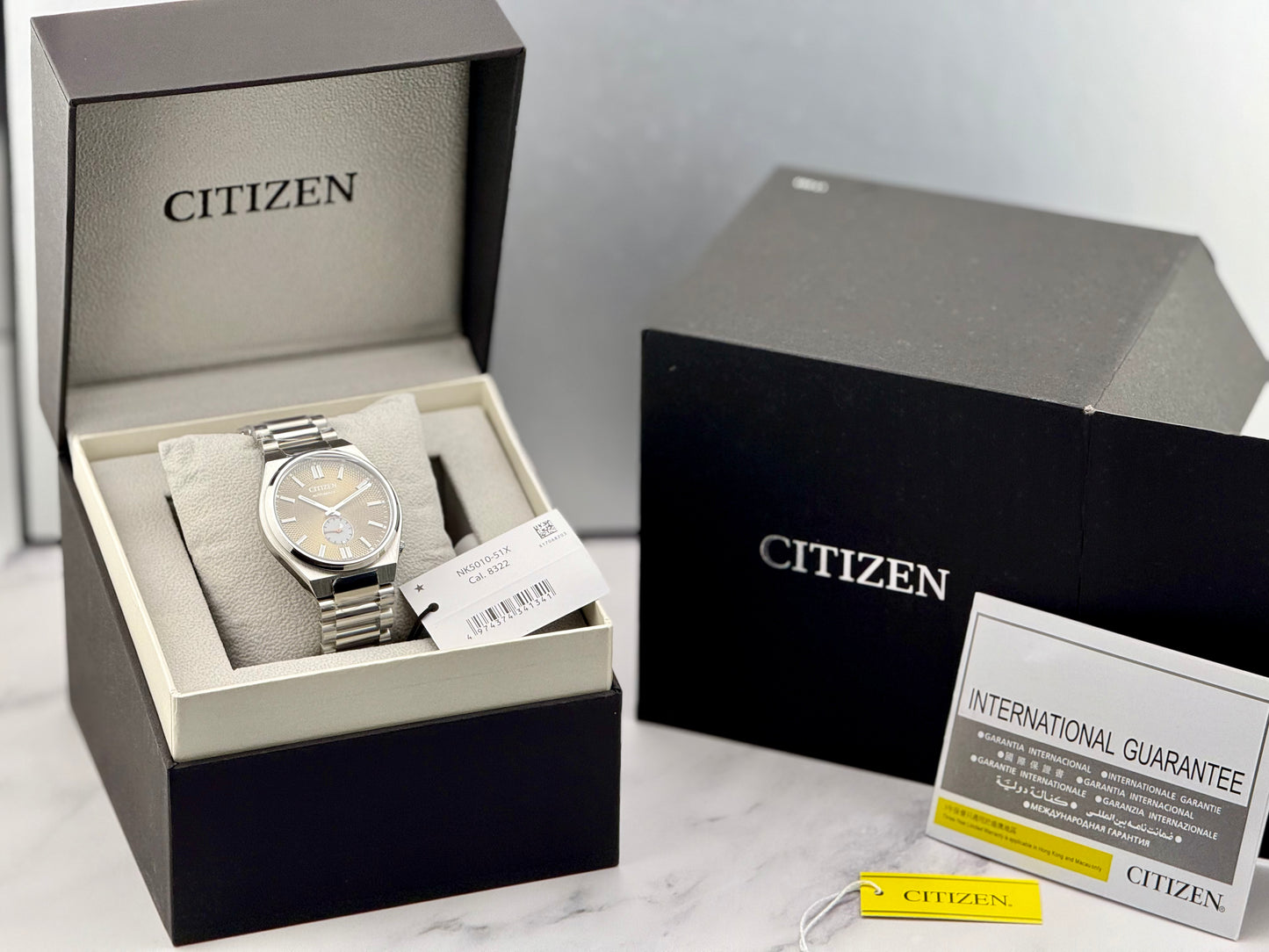 New Full Set Citizen “Tsuyosa Green” 40 mm Automatic Small Seconds Textured Dial