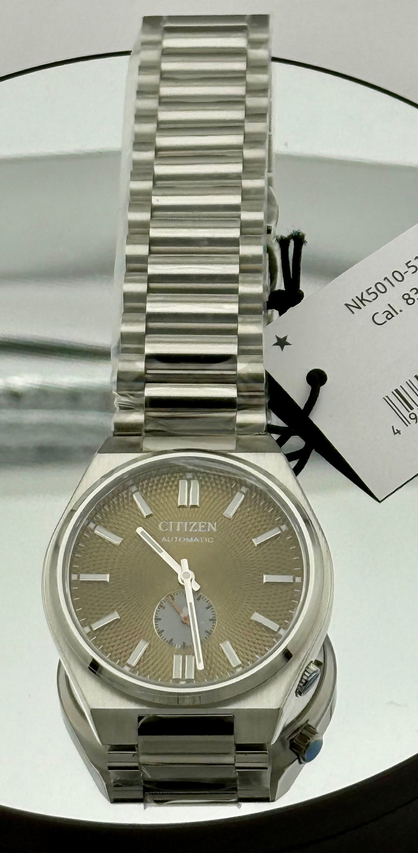 New Full Set Citizen “Tsuyosa Green” 40 mm Automatic Small Seconds Textured Dial