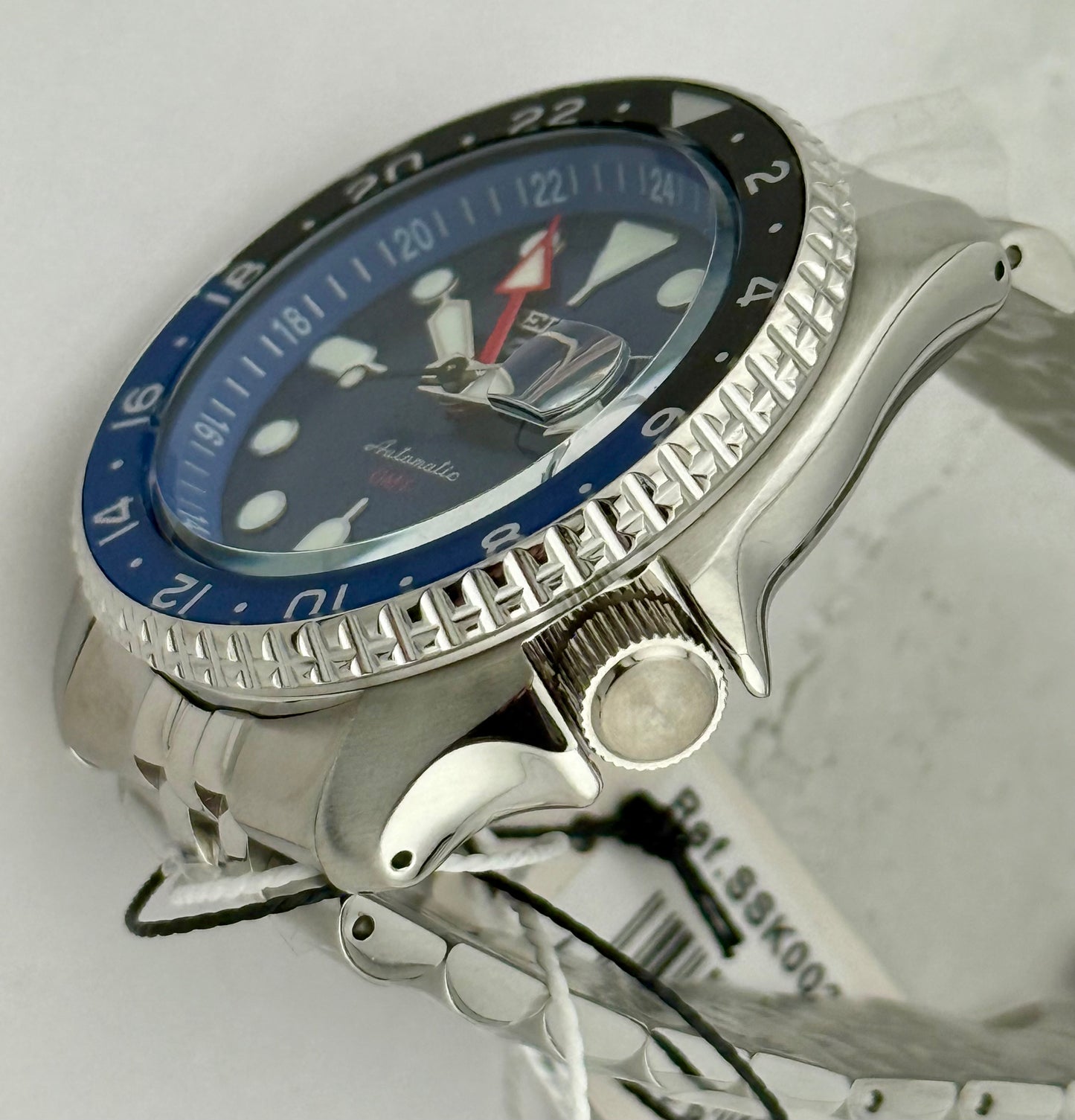 New Full-Set SSK003K1 Seiko 5 Sports GMT 42.5mm  “A.K.A Seiko Batman, Blueberry”