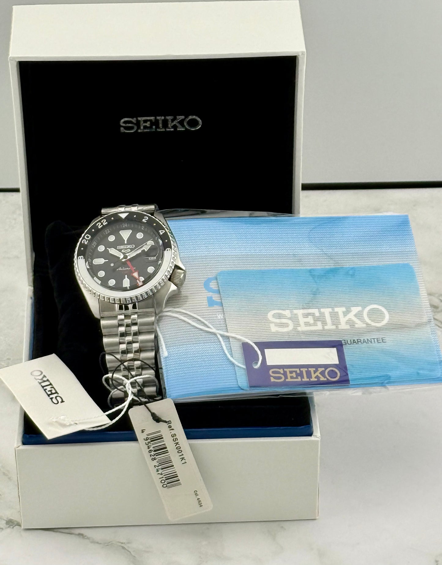 New Full-Set Seiko  SSK001K1 “Black Grape A.K.A Bruce Wayne” 42.5 mm Auto GMT