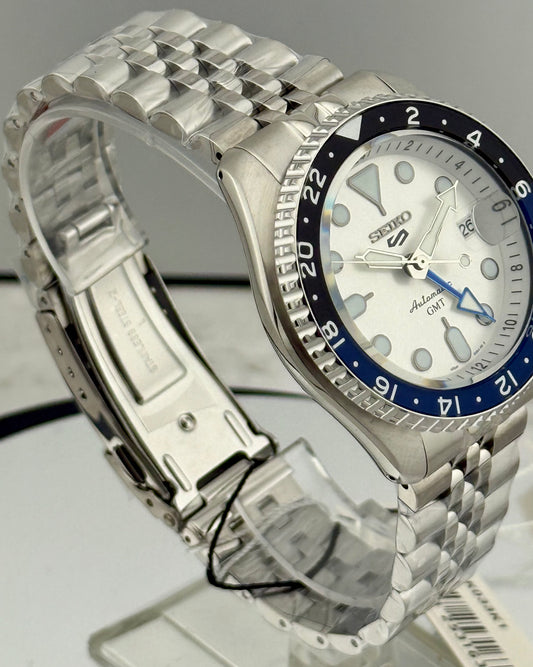 New Full-Set Seiko 5 Sports SSK033K1 42.5mm  “A.K.A White Cloud” Automatic GMT