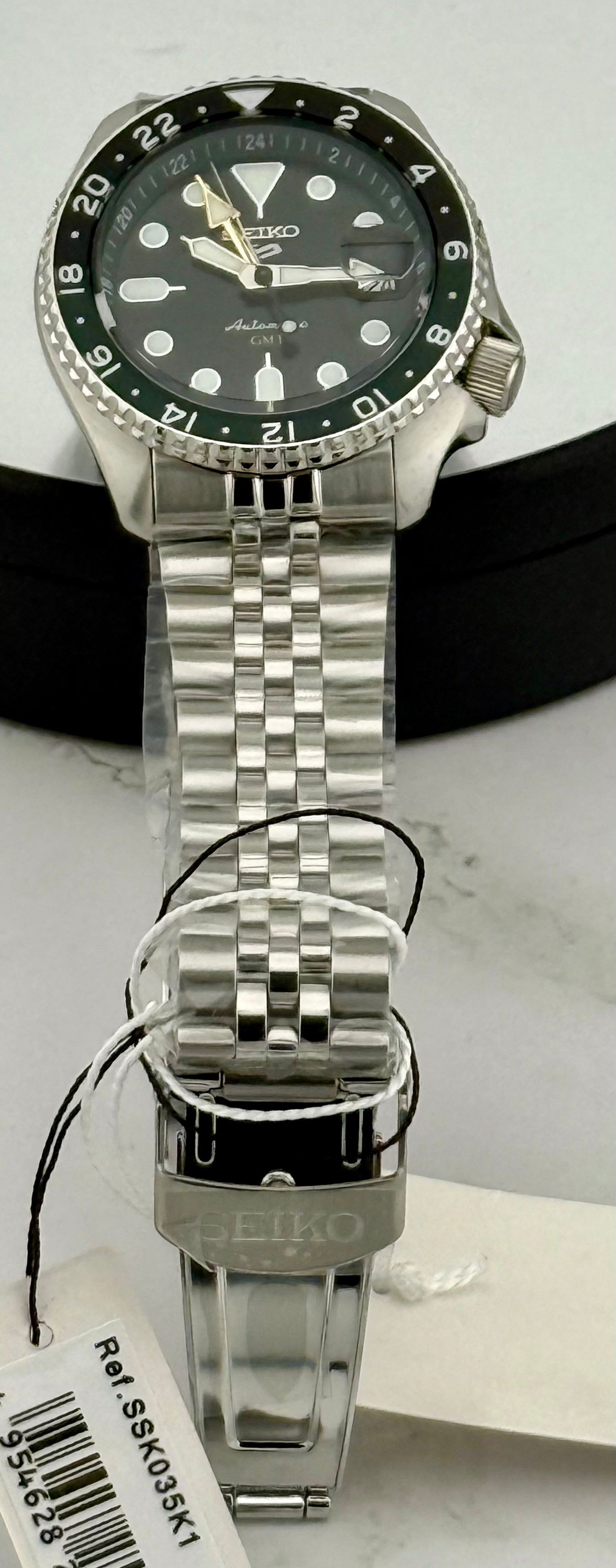 New Full-Set SSK035K1 Seiko 5 Sports GMT 42.5mm  “A.K.A Sprite” Automatic