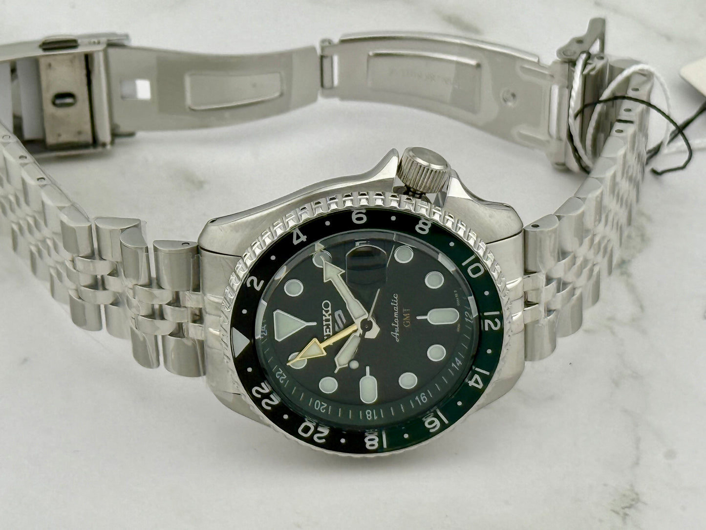 New Full-Set SSK035K1 Seiko 5 Sports GMT 42.5mm  “A.K.A Sprite” Automatic