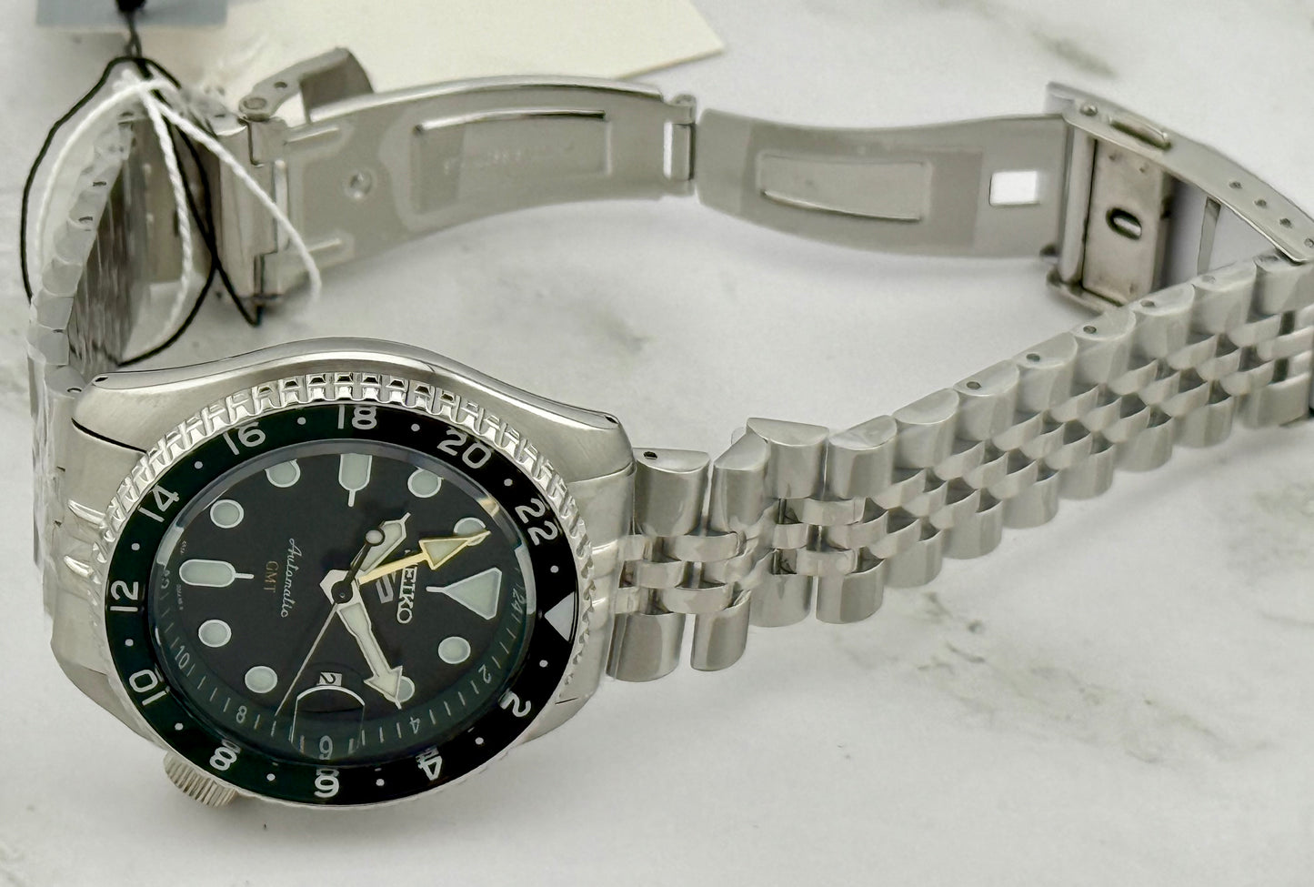 New Full-Set SSK035K1 Seiko 5 Sports GMT 42.5mm  “A.K.A Sprite” Automatic