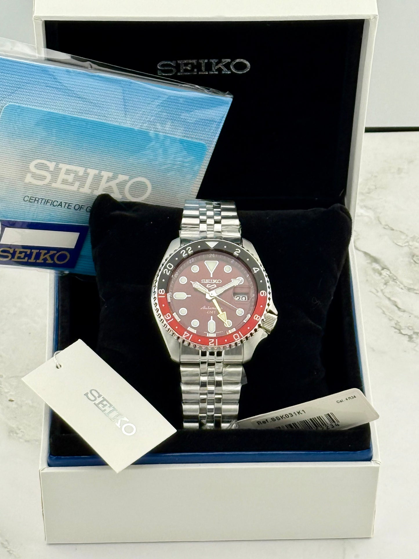 New Full‑Set 5 Sports SSK031K1 GMT  "A.K.A. Passion Red" Limited‑Edition Auto