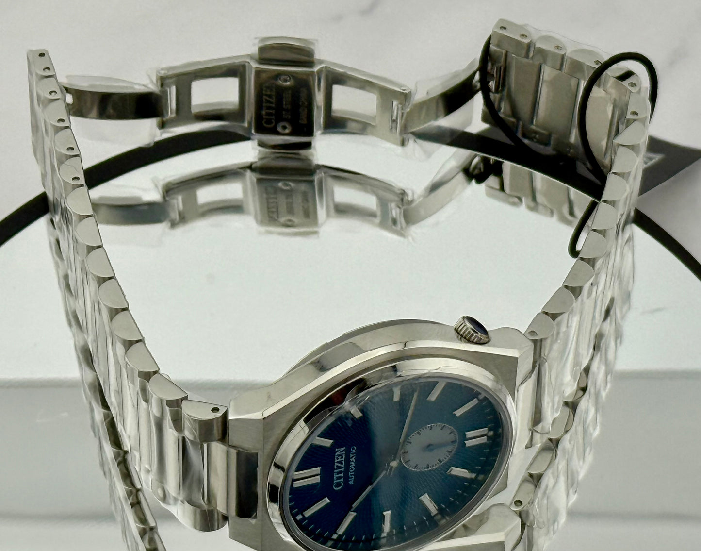 New Full-Set Citizen NK5010-51L  “Tsuyosa Blue” 40 mm Automatic Small Seconds