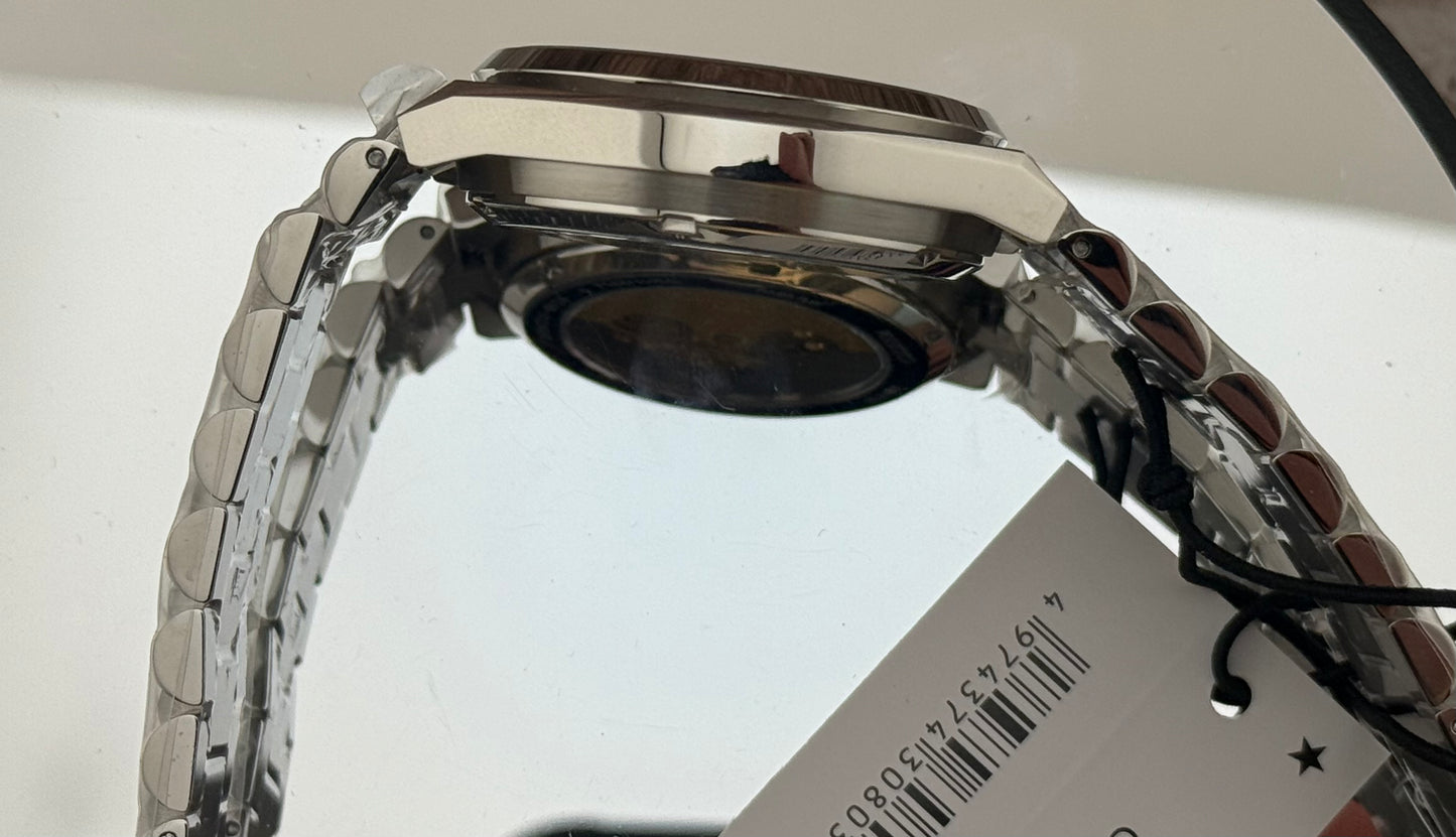 New Full-Set Citizen NJ0150-56W "Burgundy Glow" Tsuyosa Sunburst Dial Auto 40mm