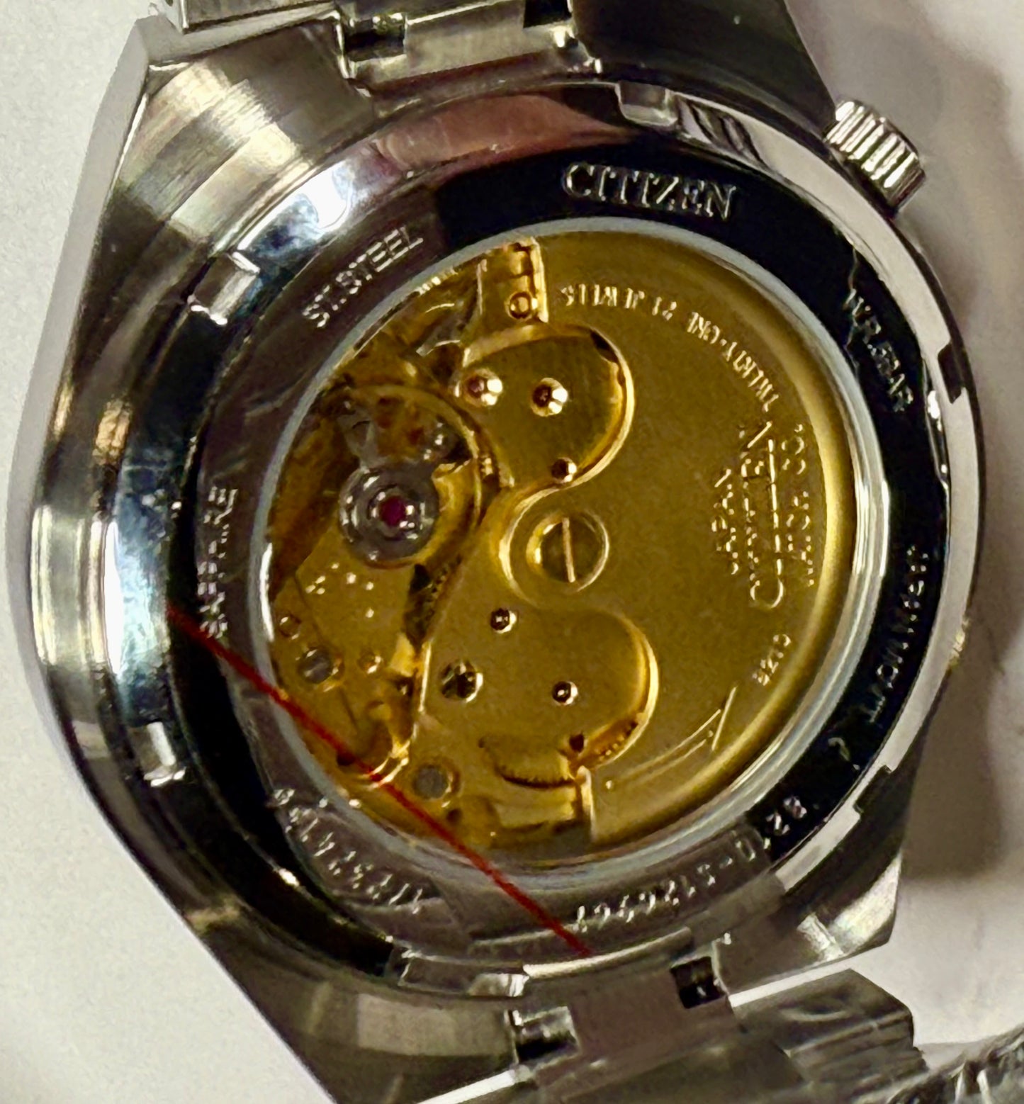 New Full-Set Citizen NJ0150-56W "Burgundy Glow" Tsuyosa Sunburst Dial Auto 40mm