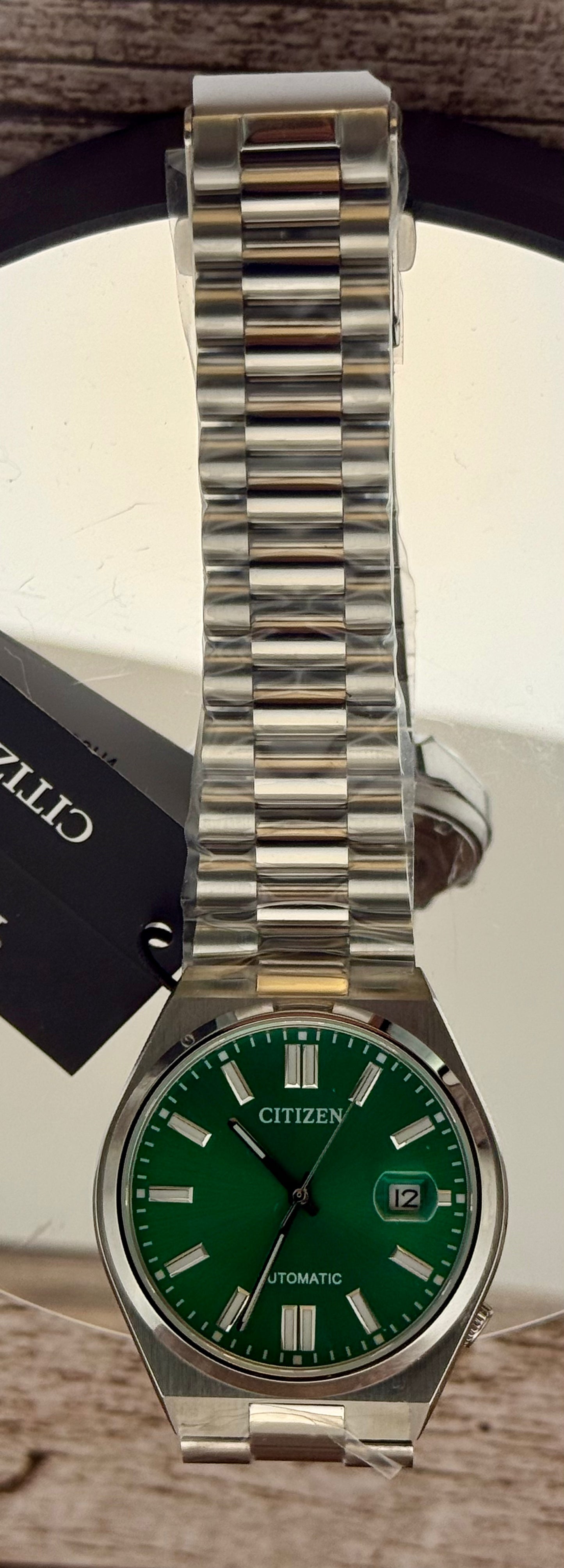 New Full-Set Citizen NJ0150-81X Tsuyosa Green Sunburst Dial Automatic Watch