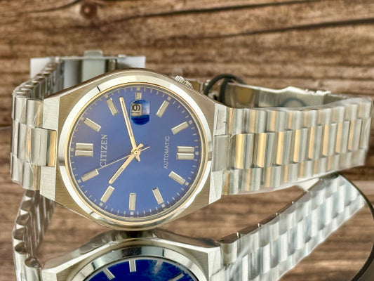 New Full-Set Citizen A.K.A "Glowing Blue" Limited Edition Automatic Watch