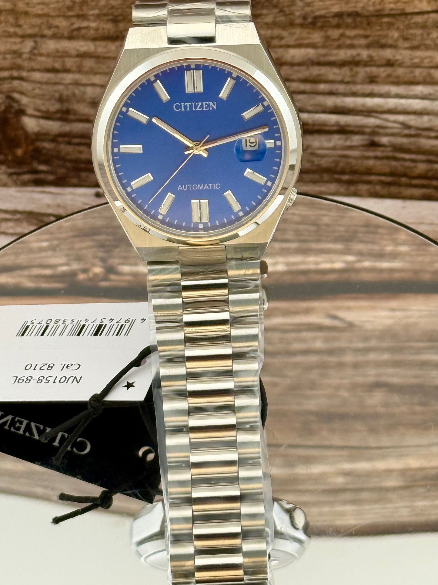 New Full-Set Citizen A.K.A "Glowing Blue" Limited Edition Automatic Watch