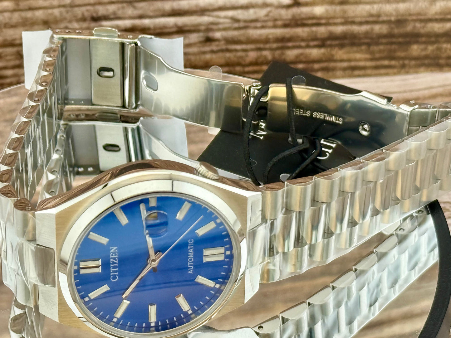 New Full-Set Citizen A.K.A "Glowing Blue" Limited Edition Automatic Watch