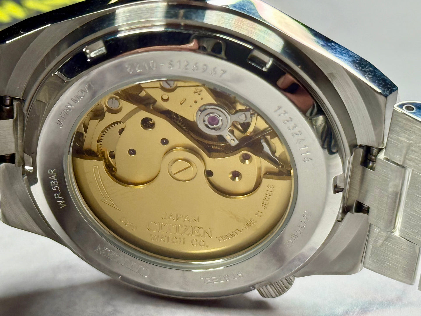 New Full-Set Citizen A.K.A "Glowing Blue" Limited Edition Automatic Watch