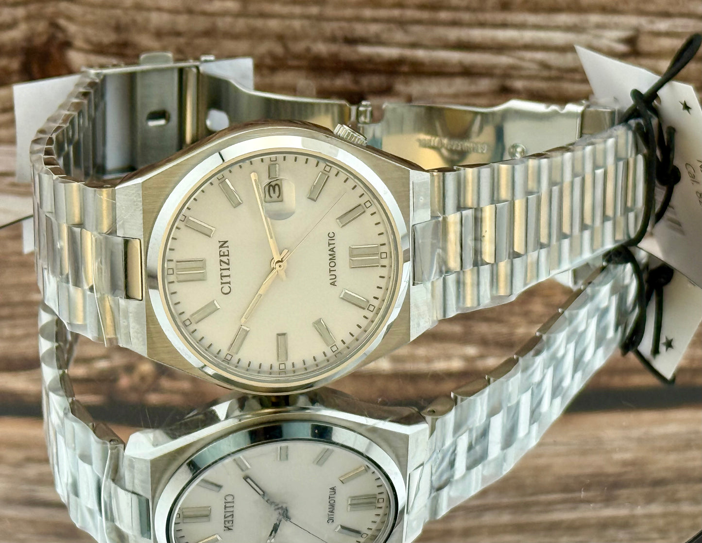 New Full-Set Citizen Tsuyosa A.K.A "Silver Ice" White Dial Automatic 40mm Watch