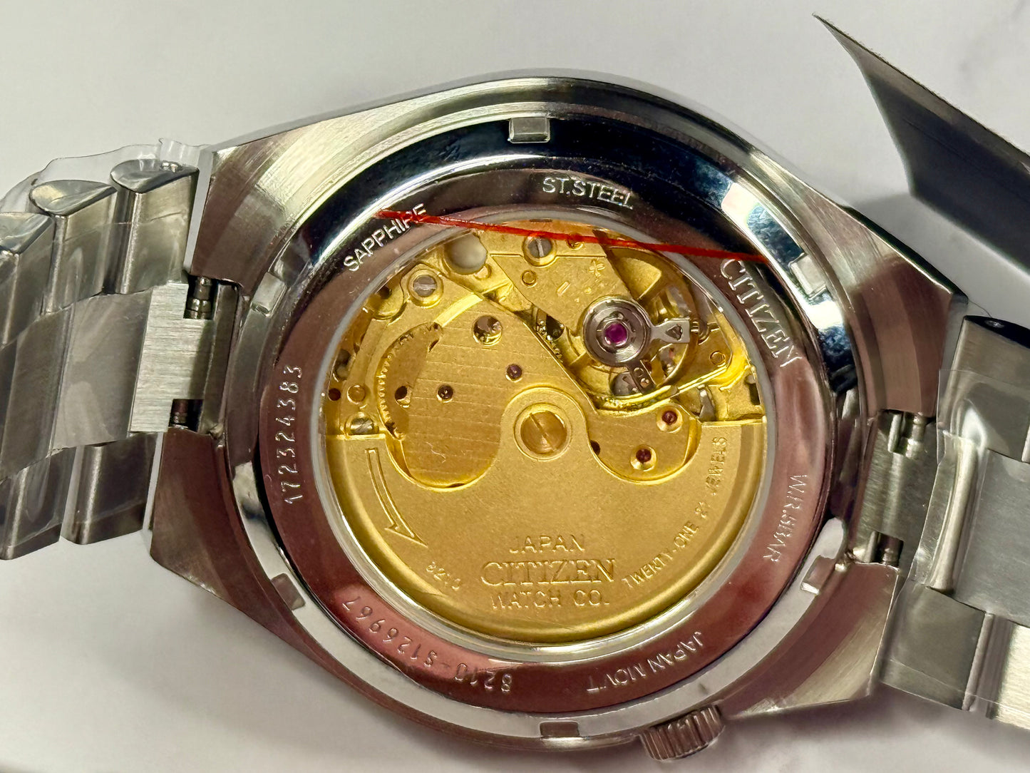 New Full-Set Citizen Tsuyosa A.K.A "Silver Ice" White Dial Automatic 40mm Watch