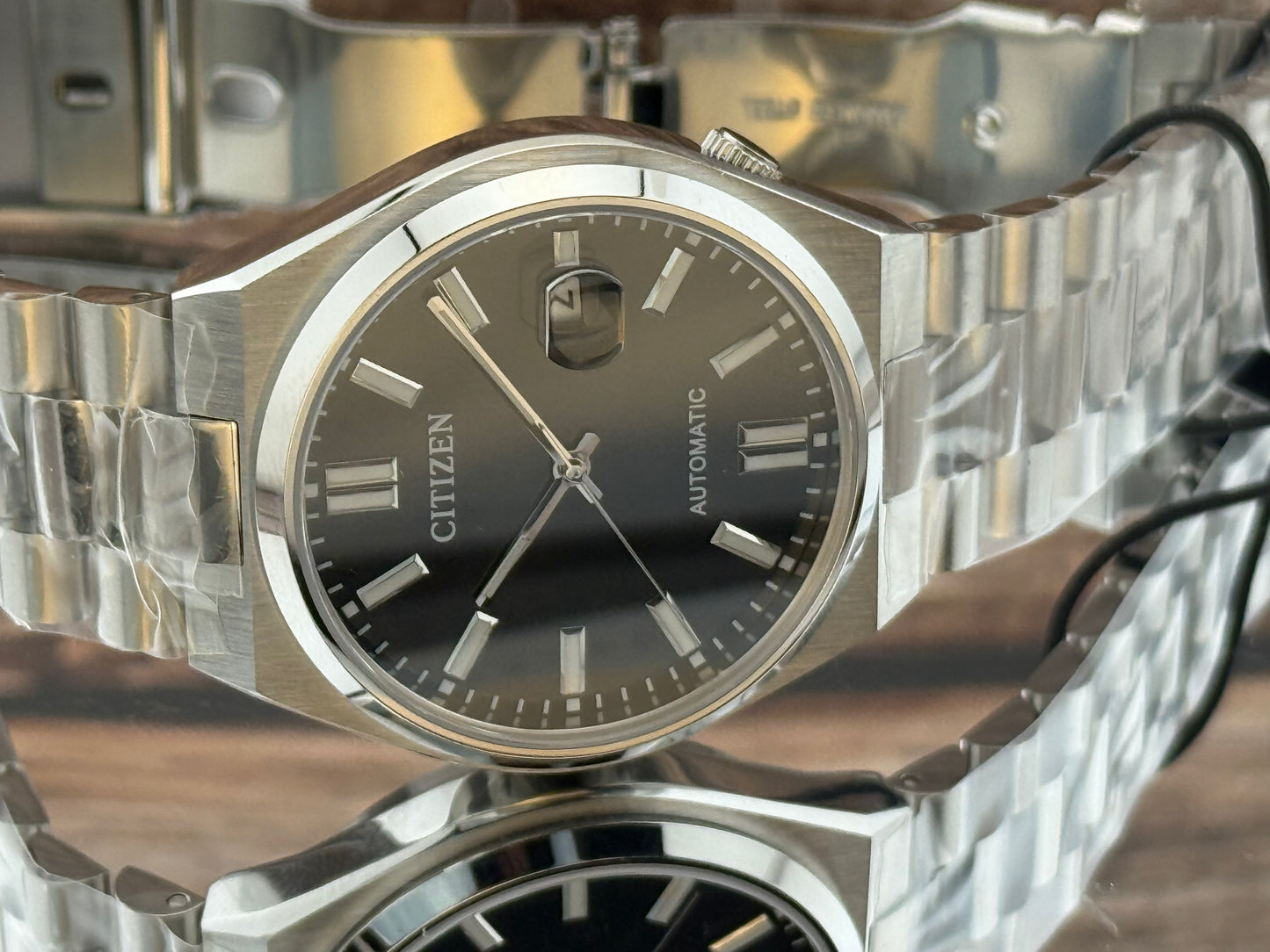 New Full-Set Citizen Tsuyosa A.K.A "Midnight Steel" Black Dial Auto 40mm Watch