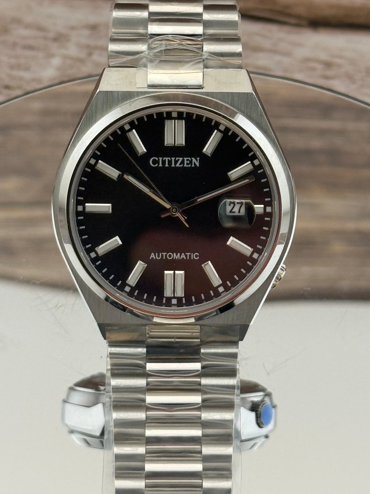 New Full-Set Citizen Tsuyosa A.K.A "Midnight Steel" Black Dial Auto 40mm Watch