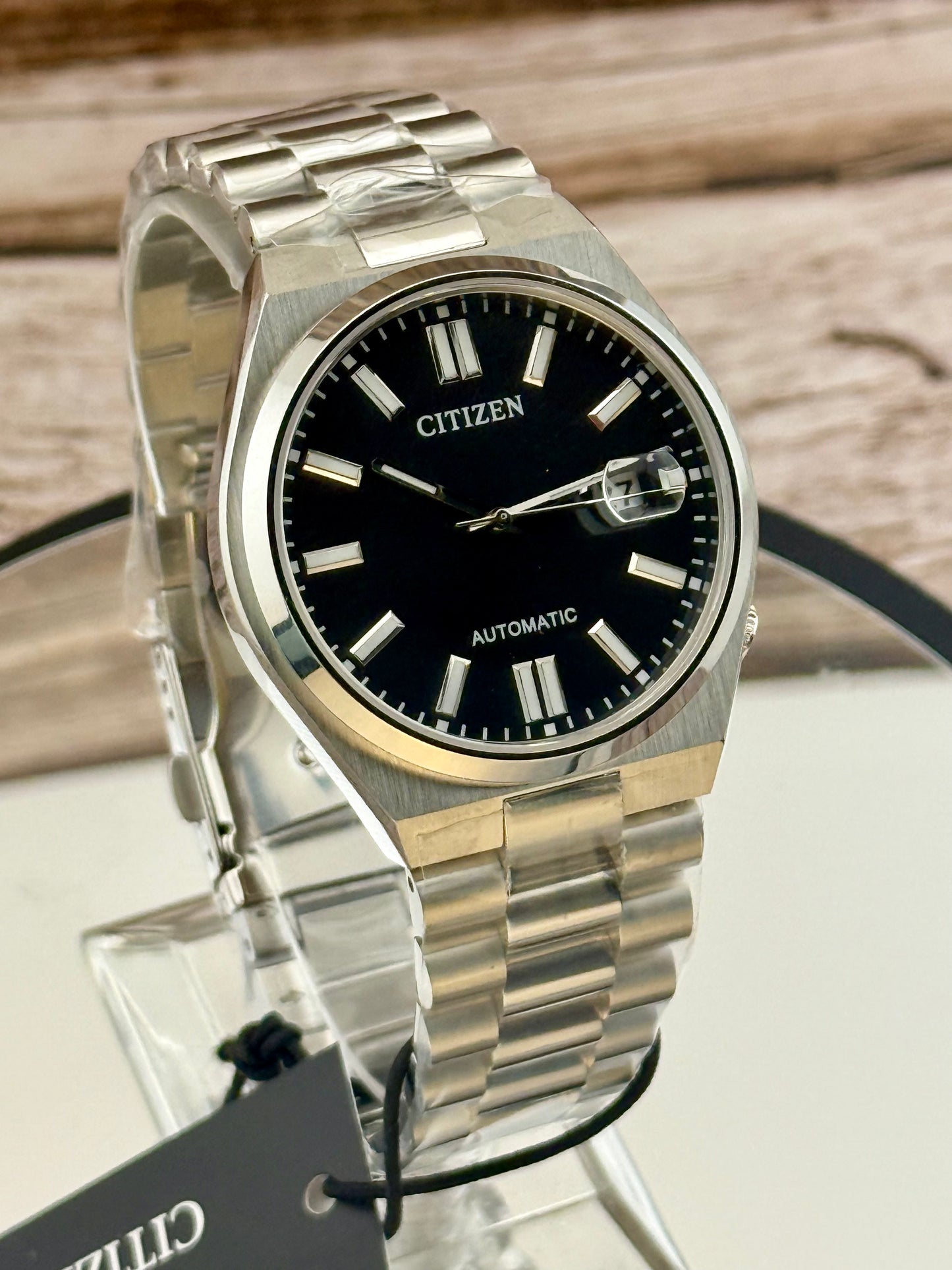 New Full-Set Citizen Tsuyosa A.K.A "Midnight Steel" Black Dial Auto 40mm Watch