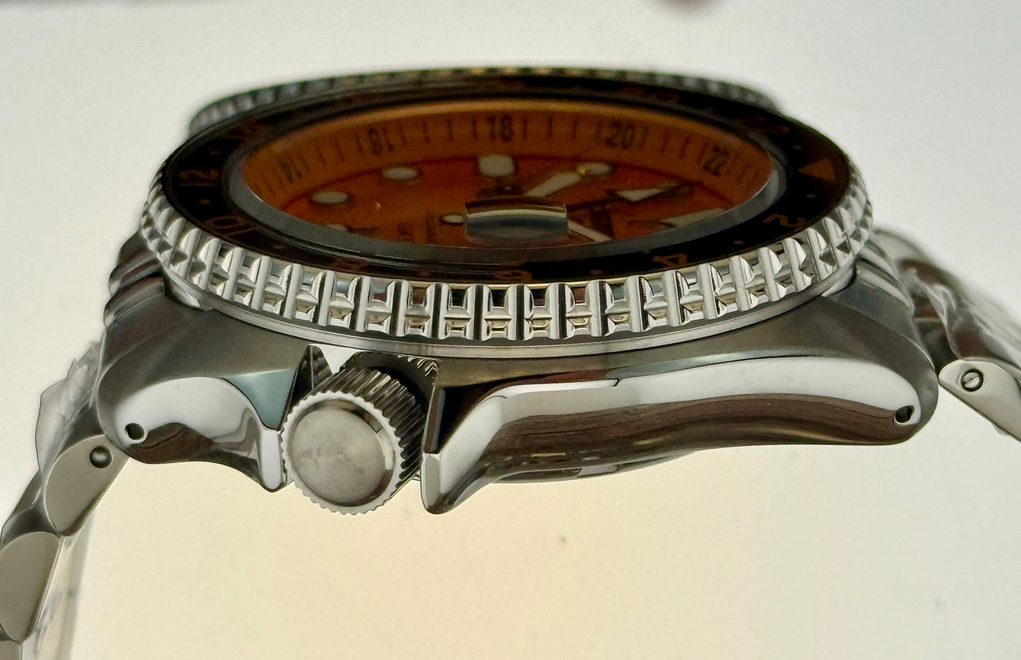 New Full-Set Seiko 5 Sports GMT A.K.A "Mikan Orange" Automatic Watch