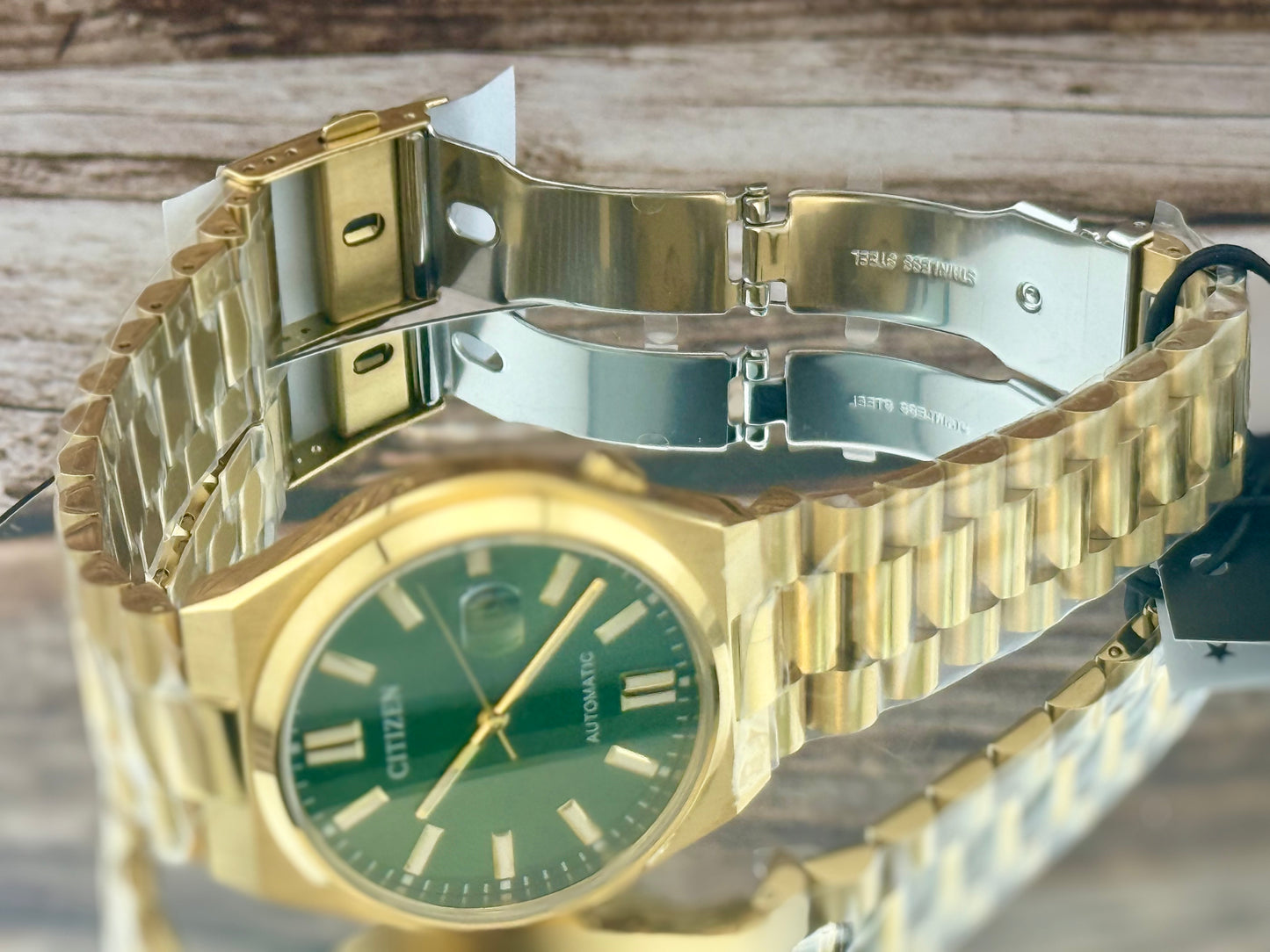 New Full-Set Citizen Tsuyosa A.K.A "Gilded Green" Sunray Dial Automatic 40mm