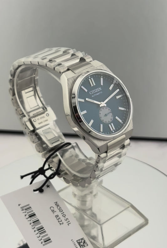 New Full-Set Citizen NK5010-51L  “Tsuyosa Blue” 40 mm Automatic Small Seconds