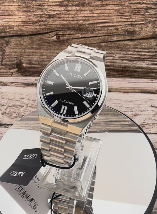 New Full-Set Citizen Tsuyosa A.K.A "Midnight Steel" Black Dial Auto 40mm Watch
