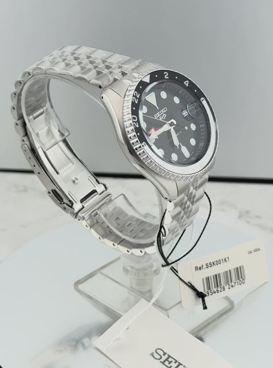 New Full-Set Seiko  SSK001K1 “Black Grape A.K.A Bruce Wayne” 42.5 mm Auto GMT